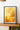 Cloudy sky | Yellow | Wall Art | Single Frame